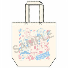 Movie The Quintessential Quintuplets Letter Canvas Tote Bag Group A (Blue)