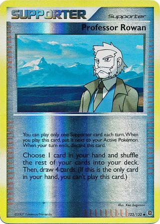 Professor Rowan - 123/132 - Uncommon - Reverse Holo
