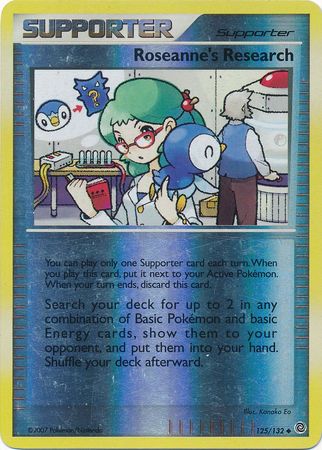 Roseannes Research - 125/132 - Uncommon - Reverse Holo