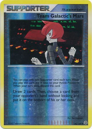 Team Galactics Mars - 126/132 - Uncommon - Reverse Holo