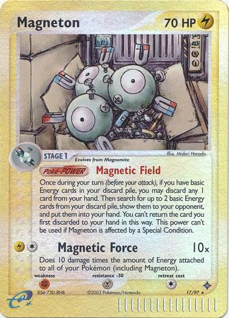 Magneton - 17/97 - Rare - Reverse Holo