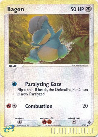 Bagon - 23/97 - Uncommon - Reverse Holo