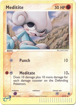 Meditite - 37/97 - Uncommon - Reverse Holo