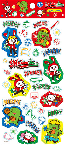 Maizen Sisters Mask Sticker (1) Sports