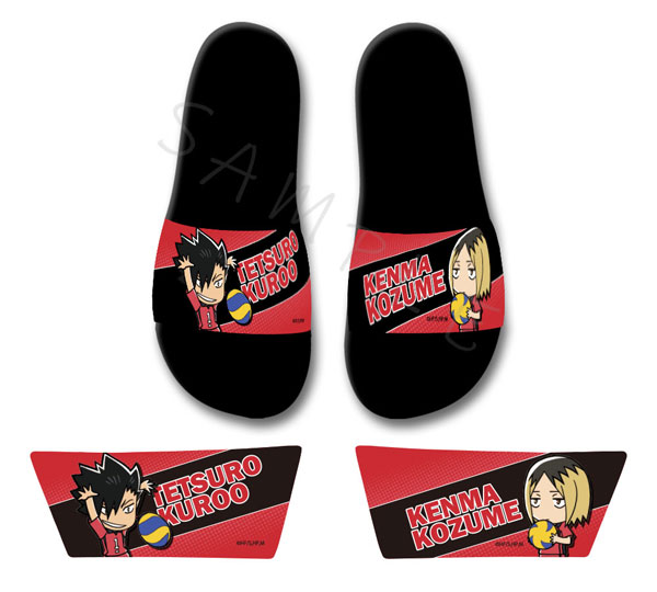 Haikyuu!! Shower Sandals B (Nekoma) L Size