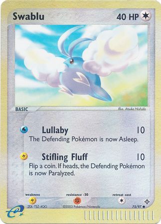 Swablu - 75/97 - Common - Reverse Holo