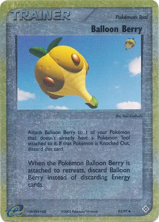 Balloon Berry - 82/97 - Uncommon - Reverse Holo