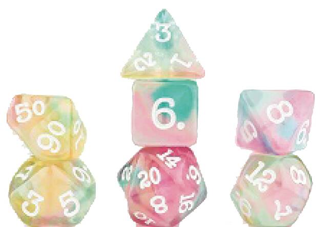 Dice Set - Sherbet