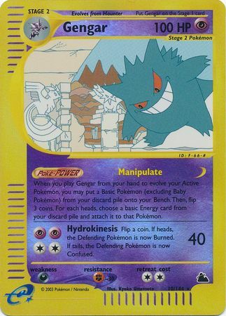 Gengar - 10/144 - Rare - Reverse Holo