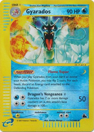 Gyarados - 11/144 - Rare - Reverse Holo