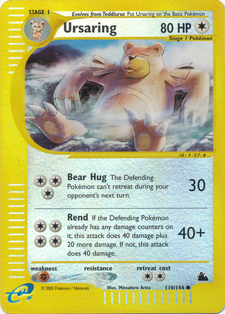 Ursaring - 110/144 - Common - Reverse Holo