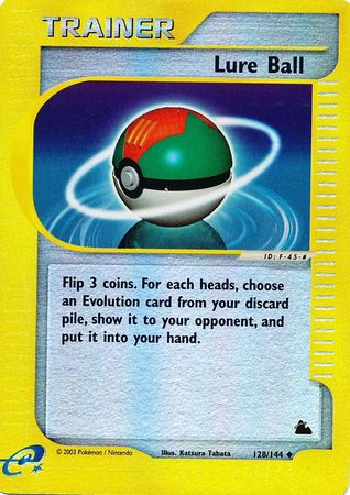 Lure Ball - 128/144 - Uncommon - Reverse Holo