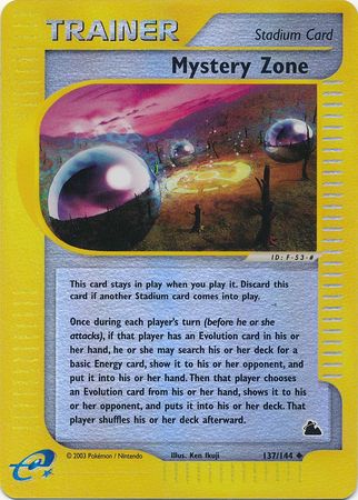 Mystery Zone - 137/144 - Uncommon - Reverse Holo