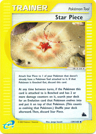 Star Piece - 139/144 - Uncommon - Reverse Holo