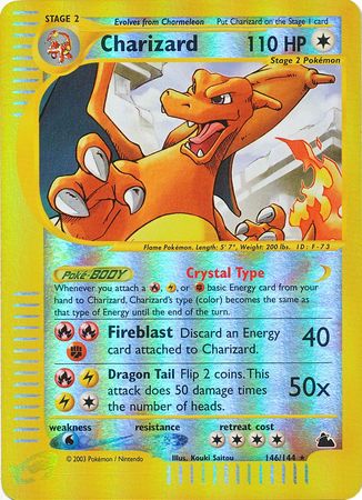 Charizard - 146/144 - Holo Rare - Reverse Holo