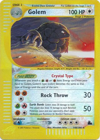 Golem - 148/144 - Holo Rare - Reverse Holo