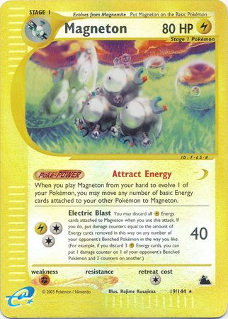 Magneton - 19/144 - Rare - Reverse Holo