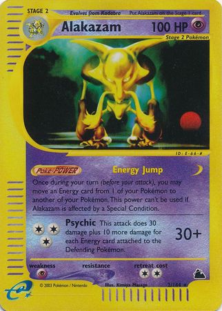 Alakazam - 2/144 - Rare - Reverse Holo