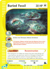 Buried Fossil - 47/144 - Common - Reverse Holo