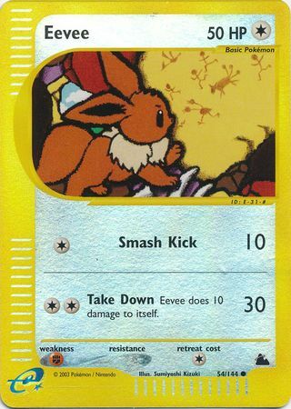 Eevee - 54/144 - Common - Reverse Holo