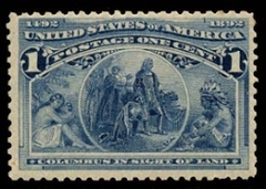 US 230 One-Cent Columbus, In sight of land