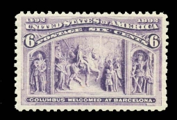 US 235 6-Cent Columbus in Barcelona