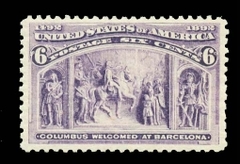 US 235 6-Cent Columbus in Barcelona