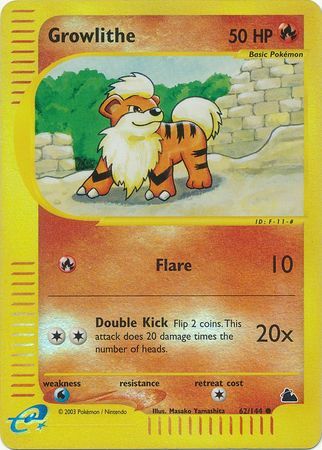 Growlithe - 62/144 - Common - Reverse Holo