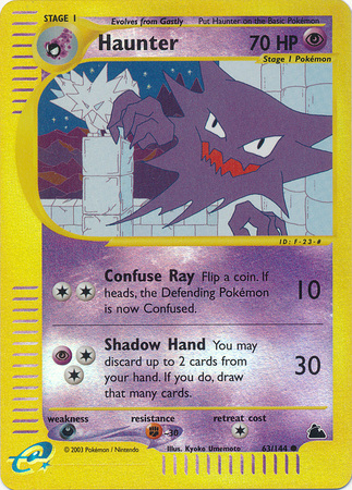 Haunter - 63/144 - Common - Reverse Holo