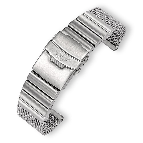 Squale Mesh - 22mm Stainless Steel Straps - CINSS22