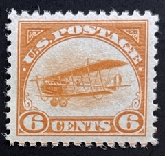 US C1 Orange Biplane
