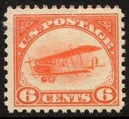US C1 Orange Biplane
