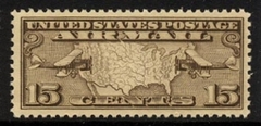 US C8 Biplanes and Map