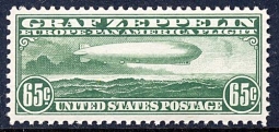 US C13 65-cent Graf Zeppelin Stamp