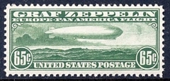 US C13 65-cent Graf Zeppelin Stamp