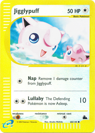 Jigglypuff - 68/144 - Common - Reverse Holo