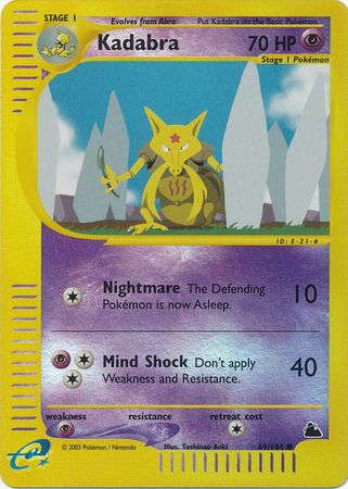 Kadabra - 69/144 - Common - Reverse Holo