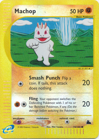 Machop - 74/144 - Common - Reverse Holo