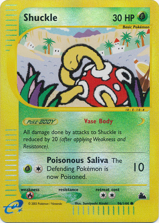 Shuckle - 96/144 - Common - Reverse Holo