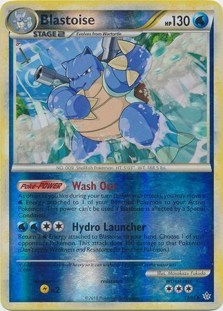 Blastoise - 13/95 - Rare - Reverse Holo