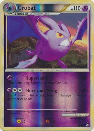 Crobat - 14/95 - Rare - Reverse Holo