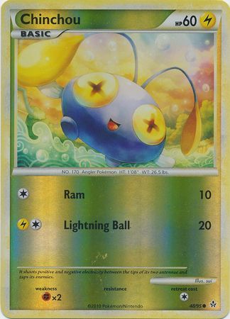 Chinchou - 48/95 - Common - Reverse Holo