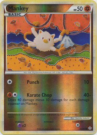 Mankey - 53/95 - Common - Reverse Holo