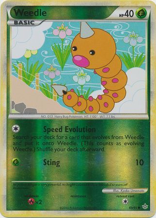 Weedle - 69/95 - Common - Reverse Holo