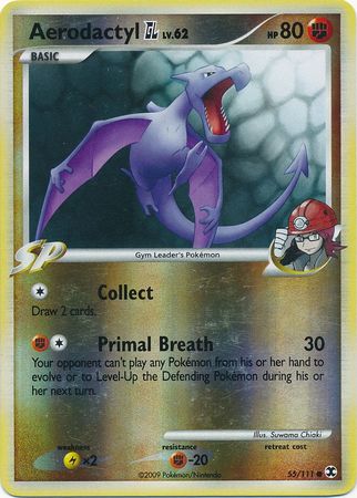 Aerodactyl [GL] - 55/111 - Common - Reverse Holo