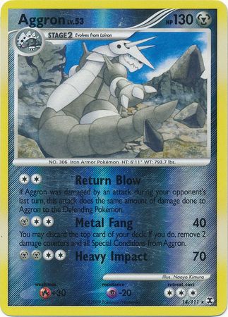 Aggron - 14/111 - Rare - Reverse Holo