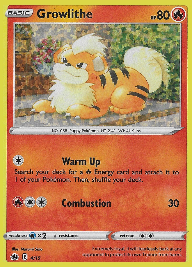 Growlithe - 4/15 - McDonalds Promos 2022