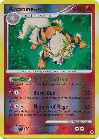 Arcanine - 1/111 - Holo Rare - Reverse Holo