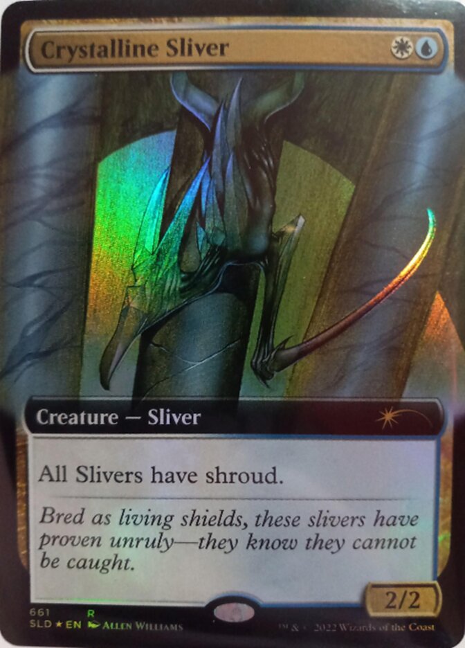 Crystalline Sliver - Foil - Extended Art