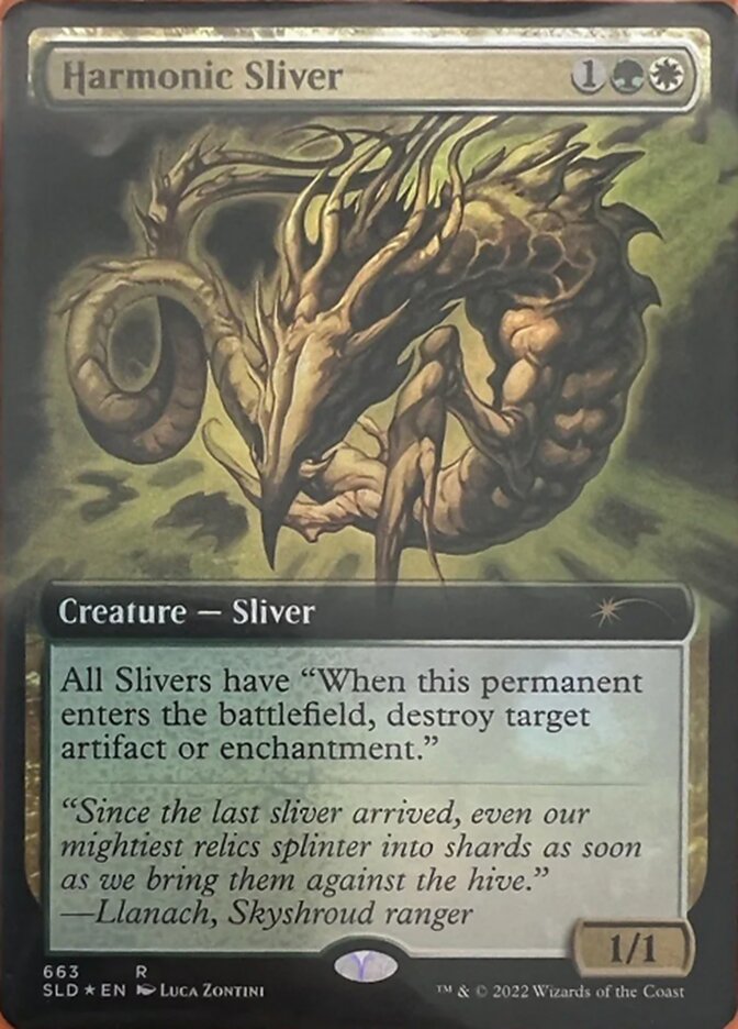 Harmonic Sliver - Foil - Extended Art